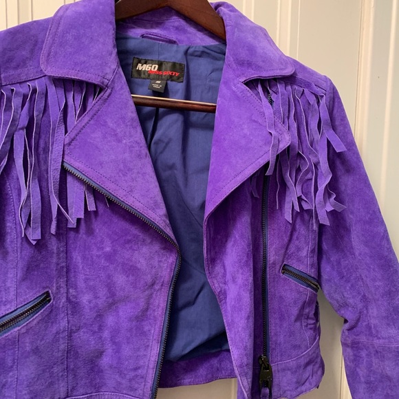 Miss Sixty Leather Fringe Jacket - Picture 3 of 4